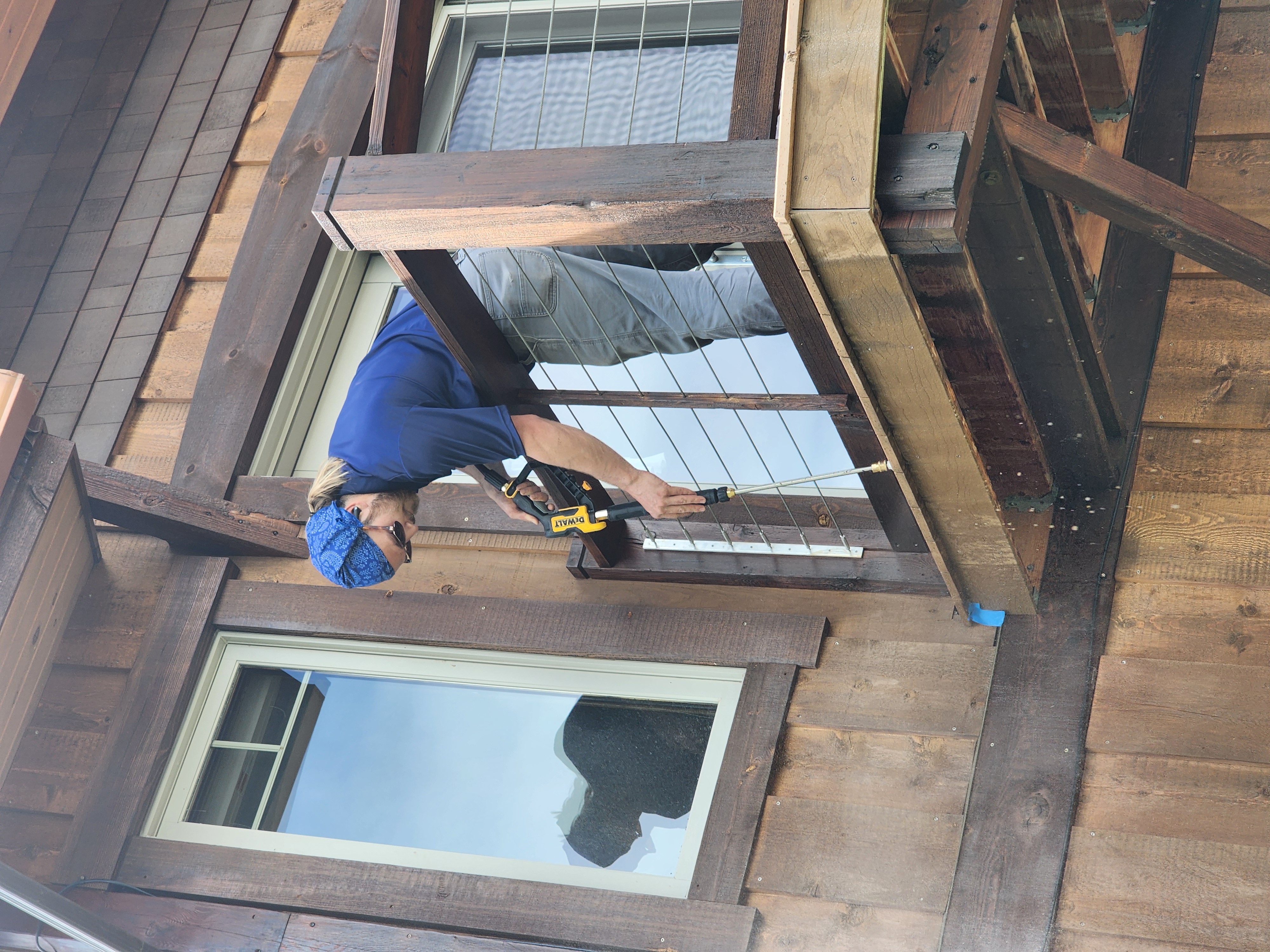 Window cleaning work